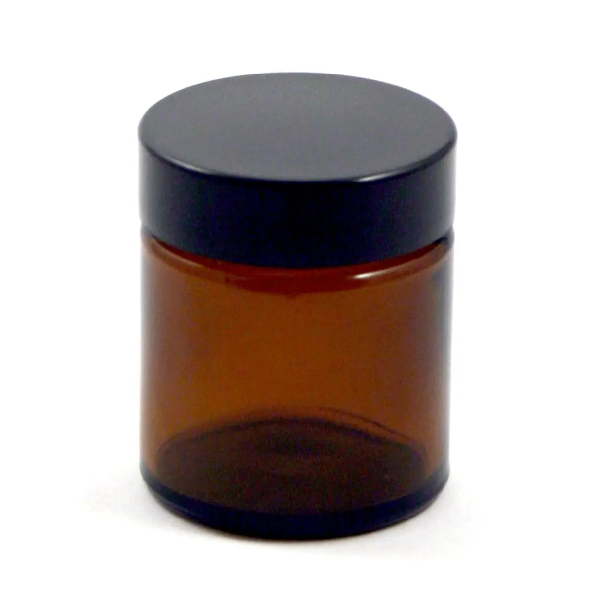 Pot en verre à couvercle, brun, 30 ml
