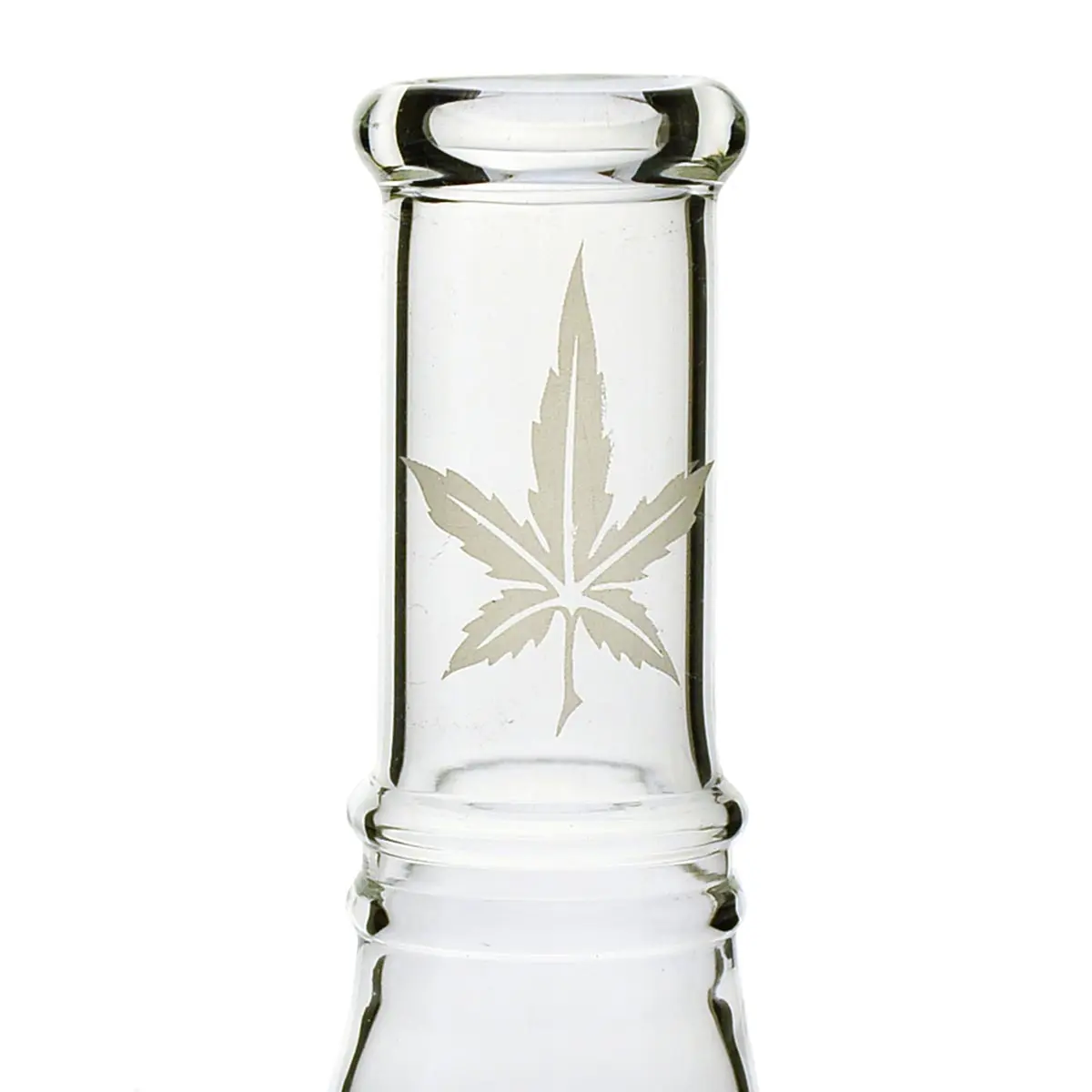 Mini bong en verre "Chanvre" - 19cm
