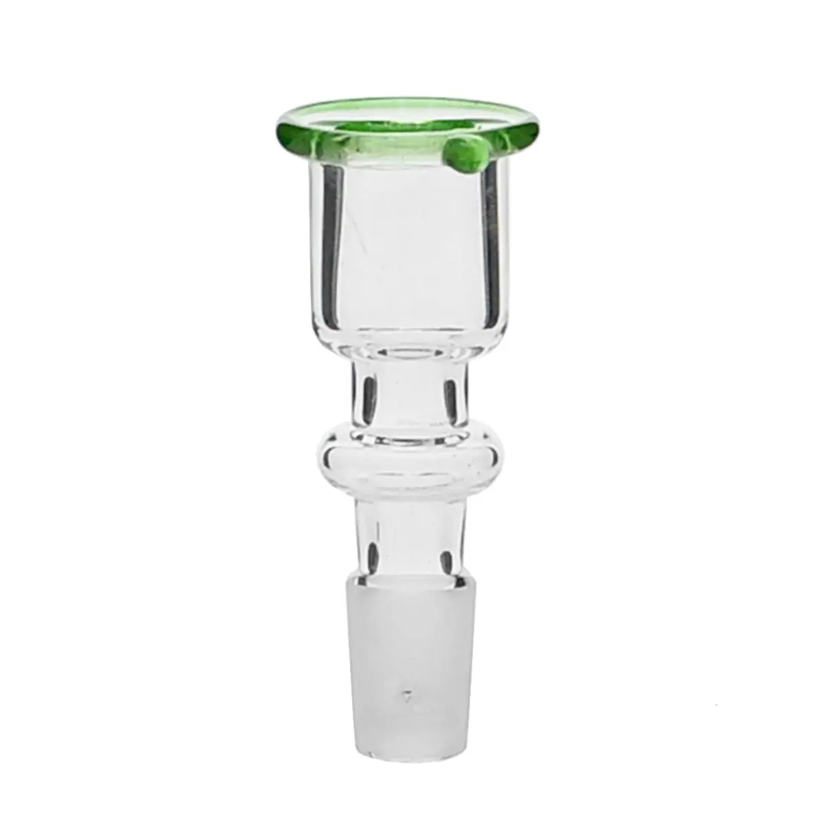 Foyer en verre cylindre vert 14,5