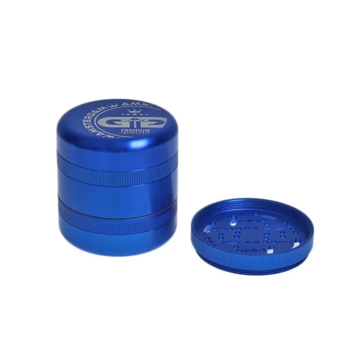 Grace Glass Grinder American Style 5-Part 55mm - bleu