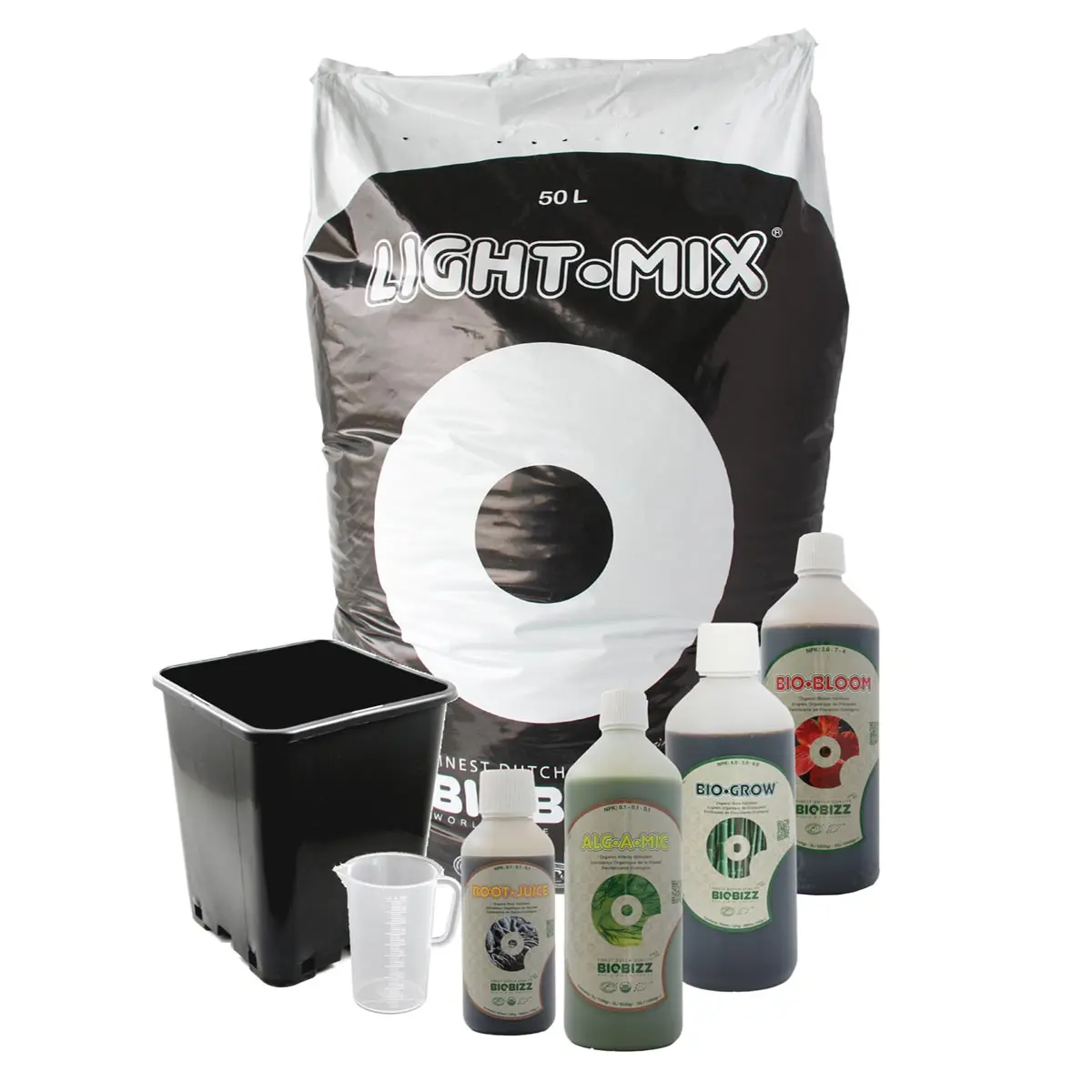 BioBizz Kit terreau/engrais - légèrement pré-fertilisé