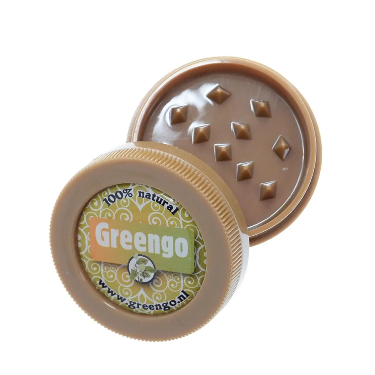 Grinder Greengo marron / ocre