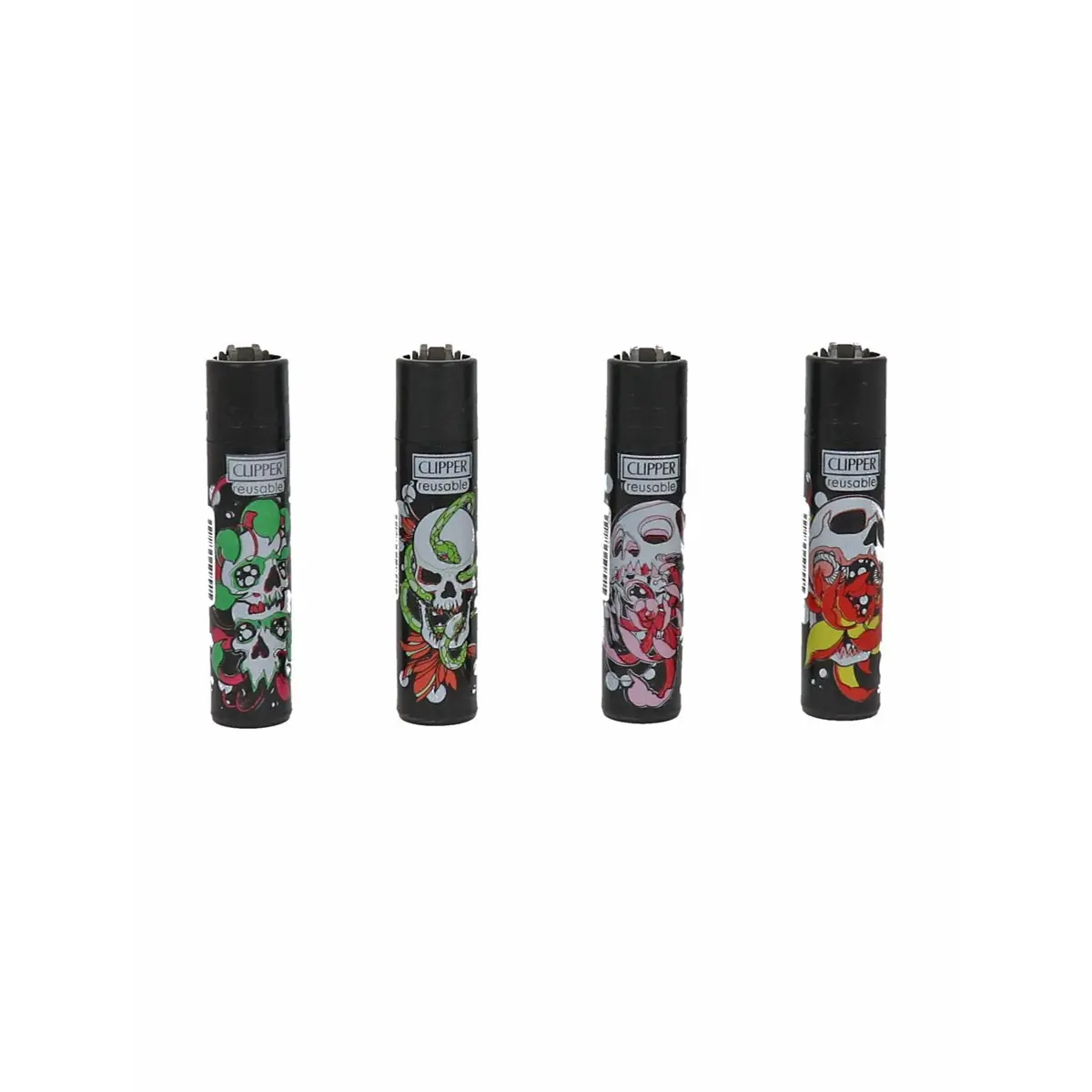 Clipper Skulls n Flowers