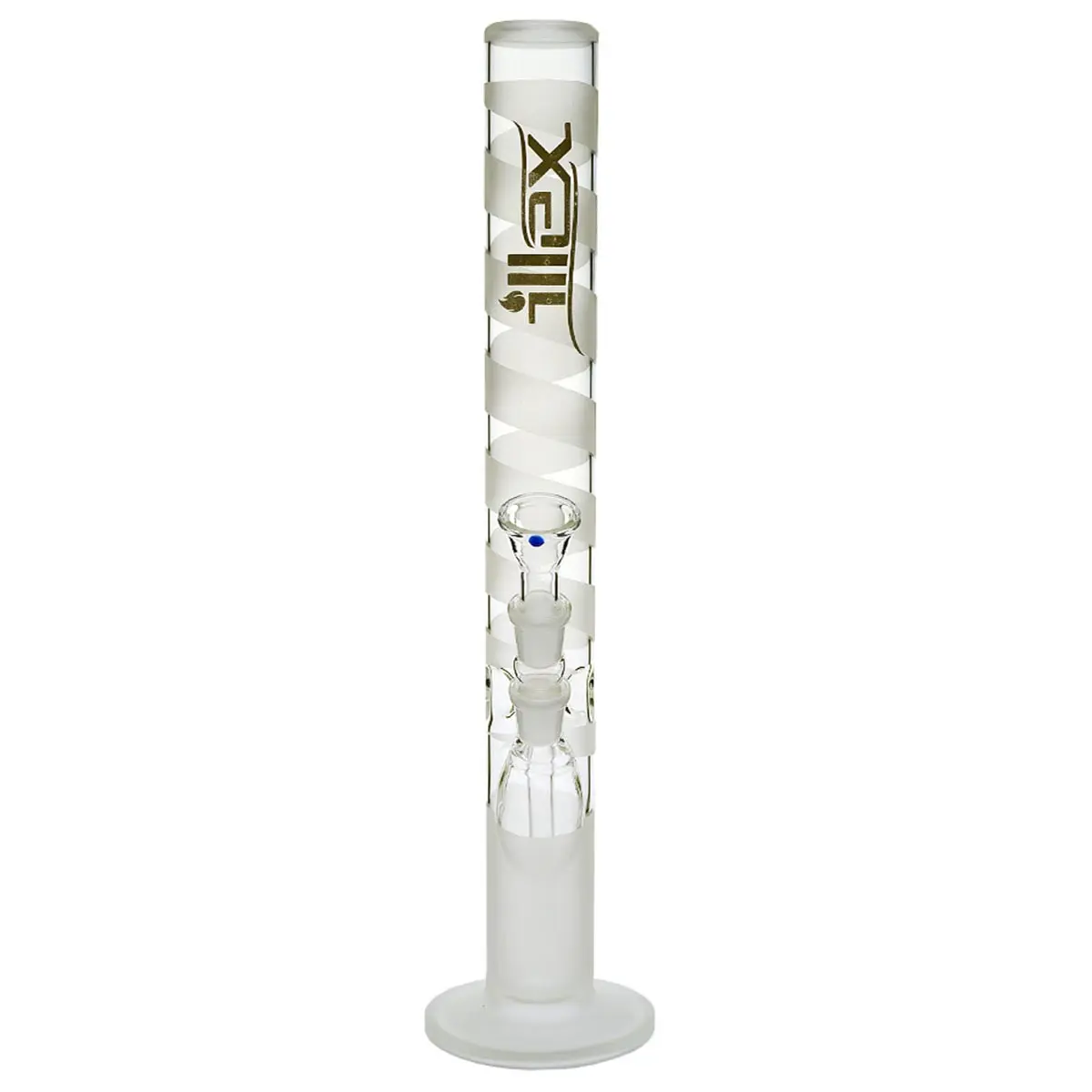 Bang en verre sablé Illex 46 cm glace