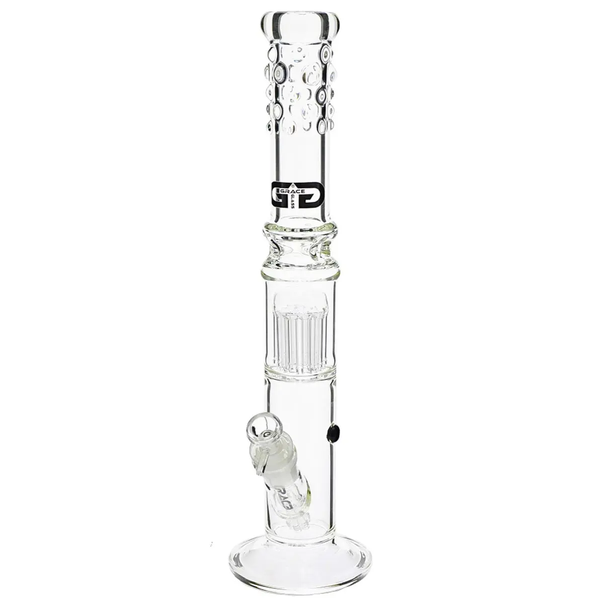 Grace Glass Bong en verre "Bling Bling Bianca" 46 cm