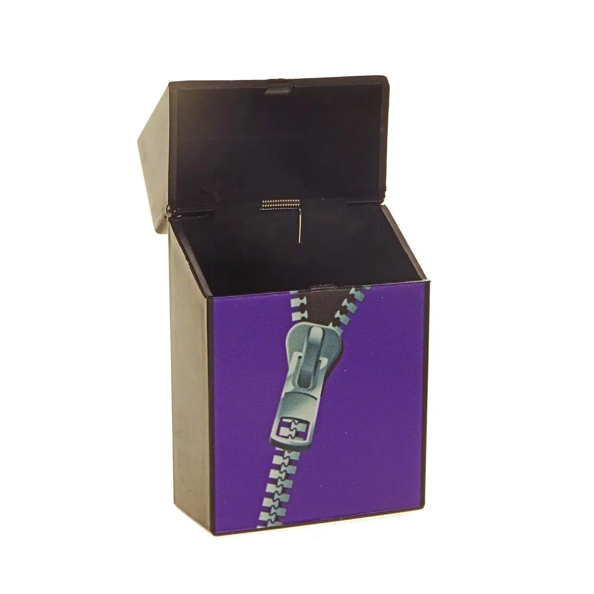 Boîte à cigarettes Zipper violette