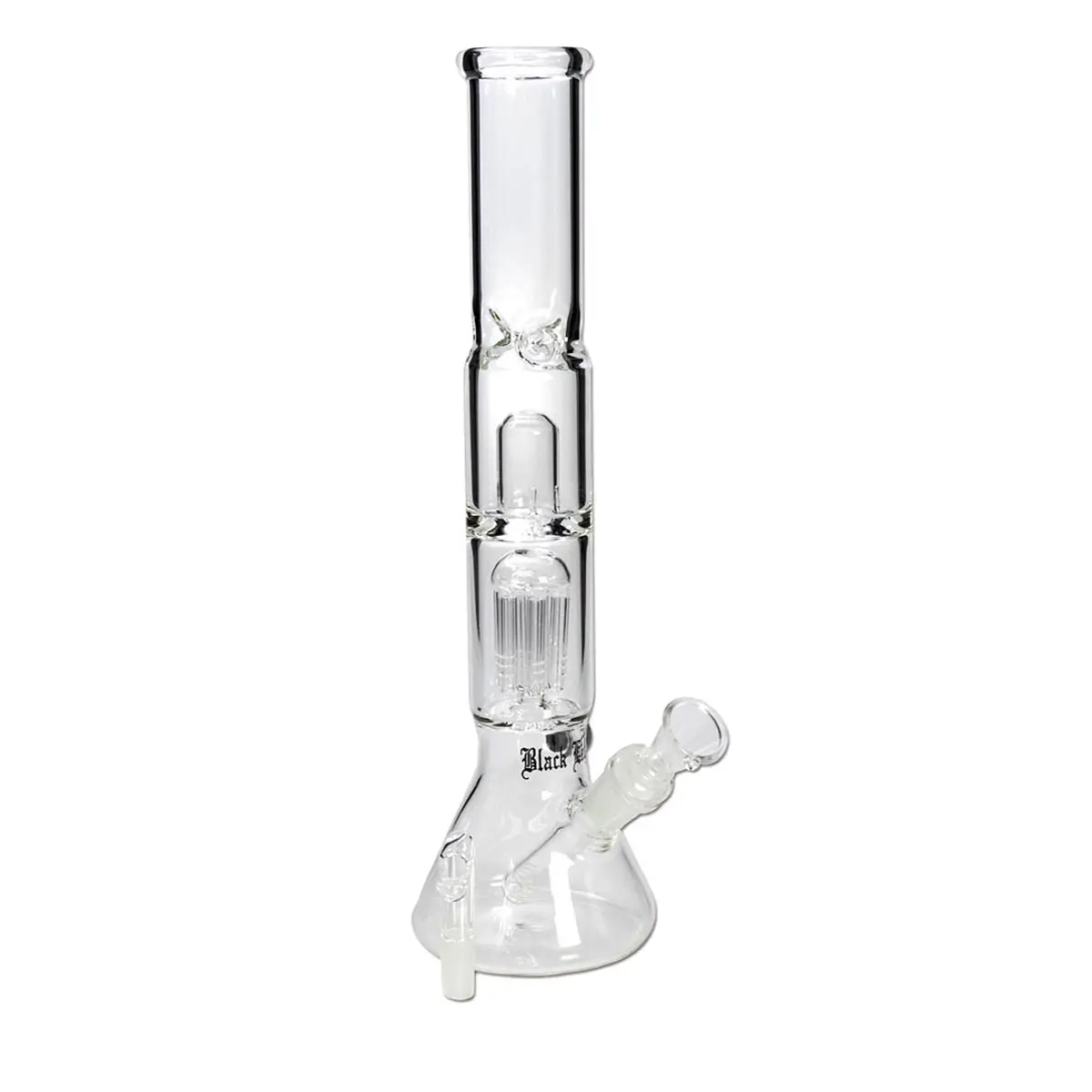 Bong en valise Black Leaf avec percolateur - glace et foyer à l'huile