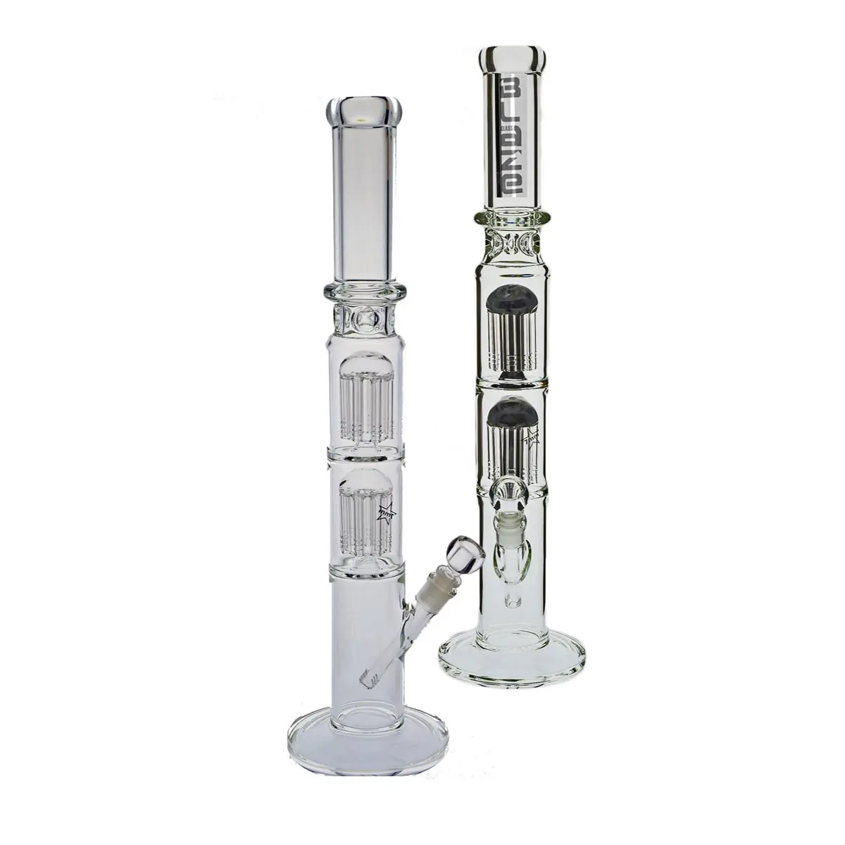 Blaze Glass Tower bong à double Percolateur - 56 cm