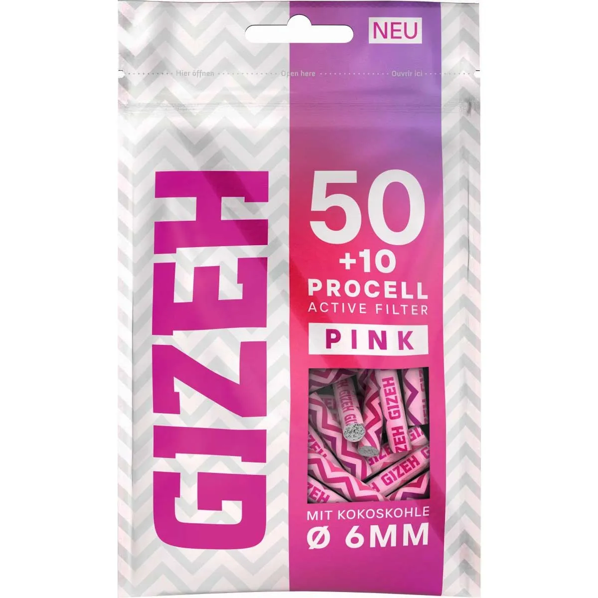 Gizeh ProCell Active Filter ø 6mm - rose