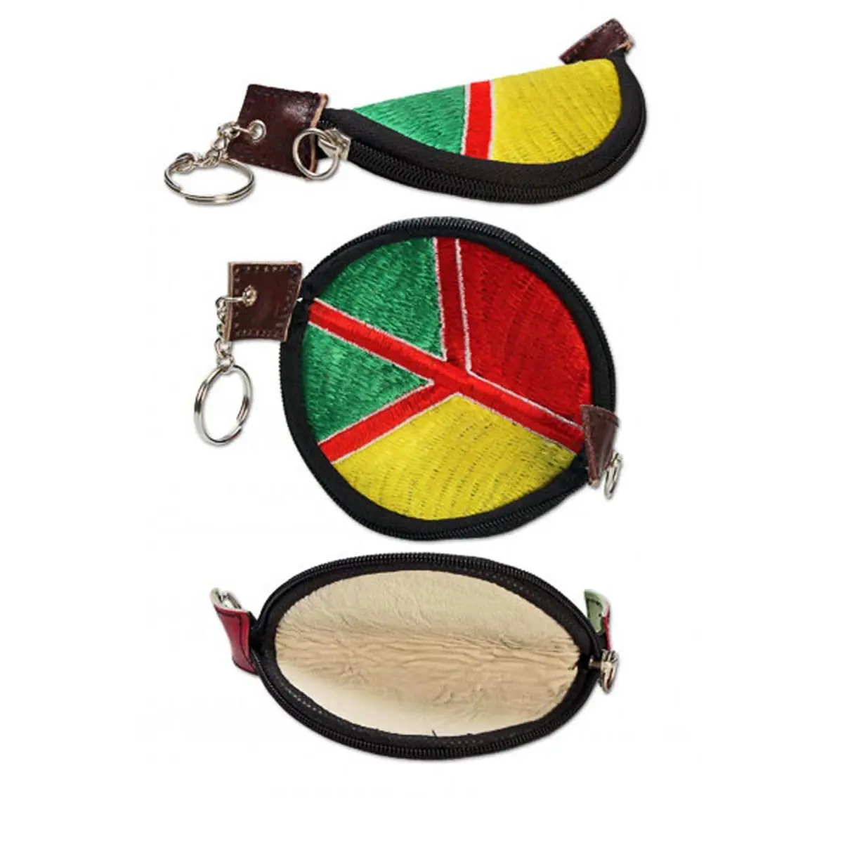 Rolling Pouch Porte-clés avec plateau à rouler Rasta Peace