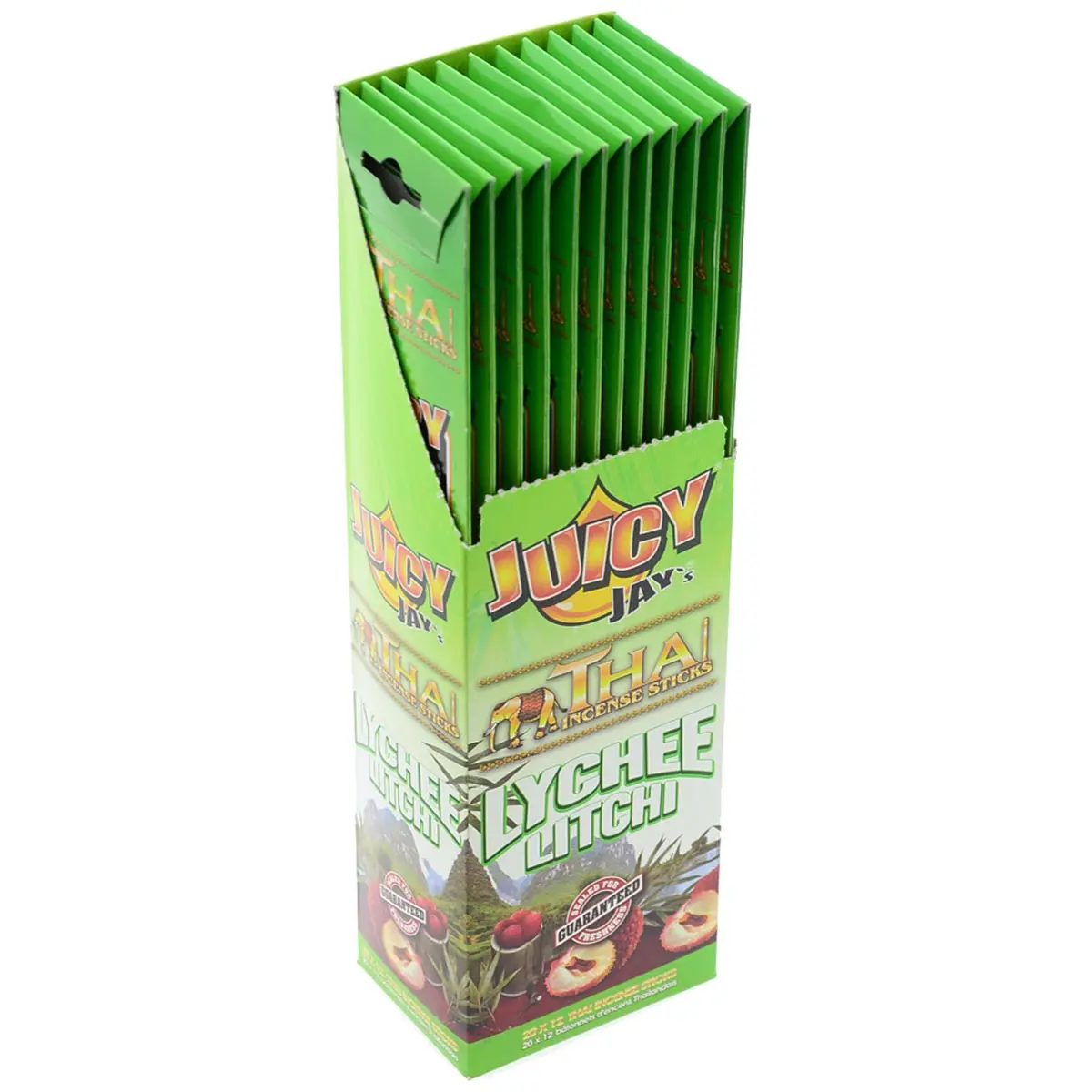 12 x Juicy Jays encens "Lychee"
