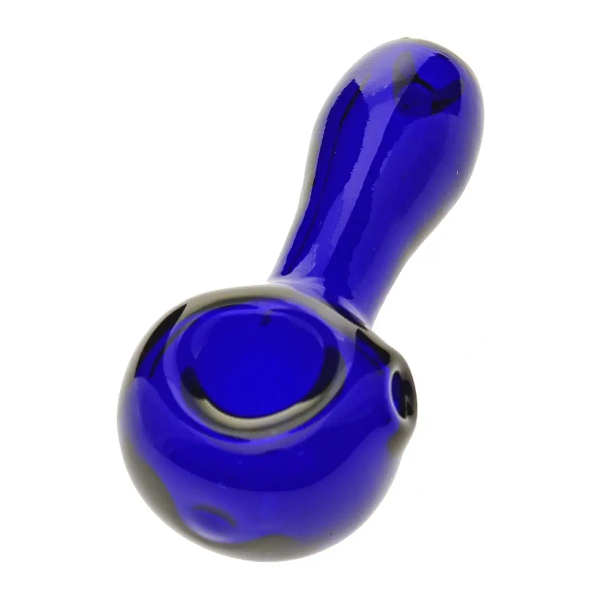 Pipe spoon à main, 8cm bleue
