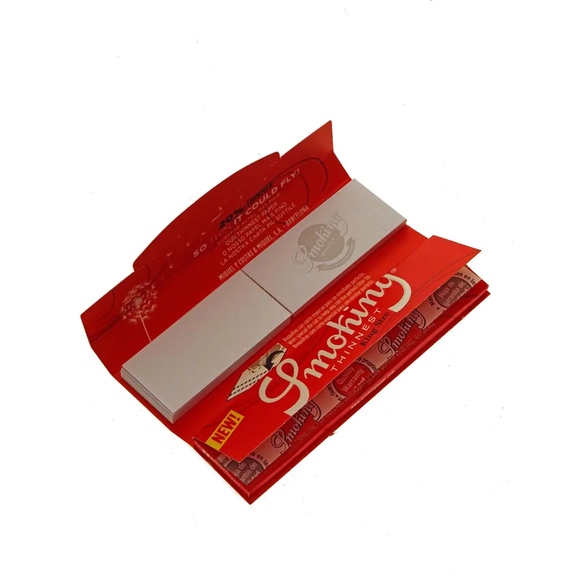Smoking Thinnest Papers + filtres KingSize