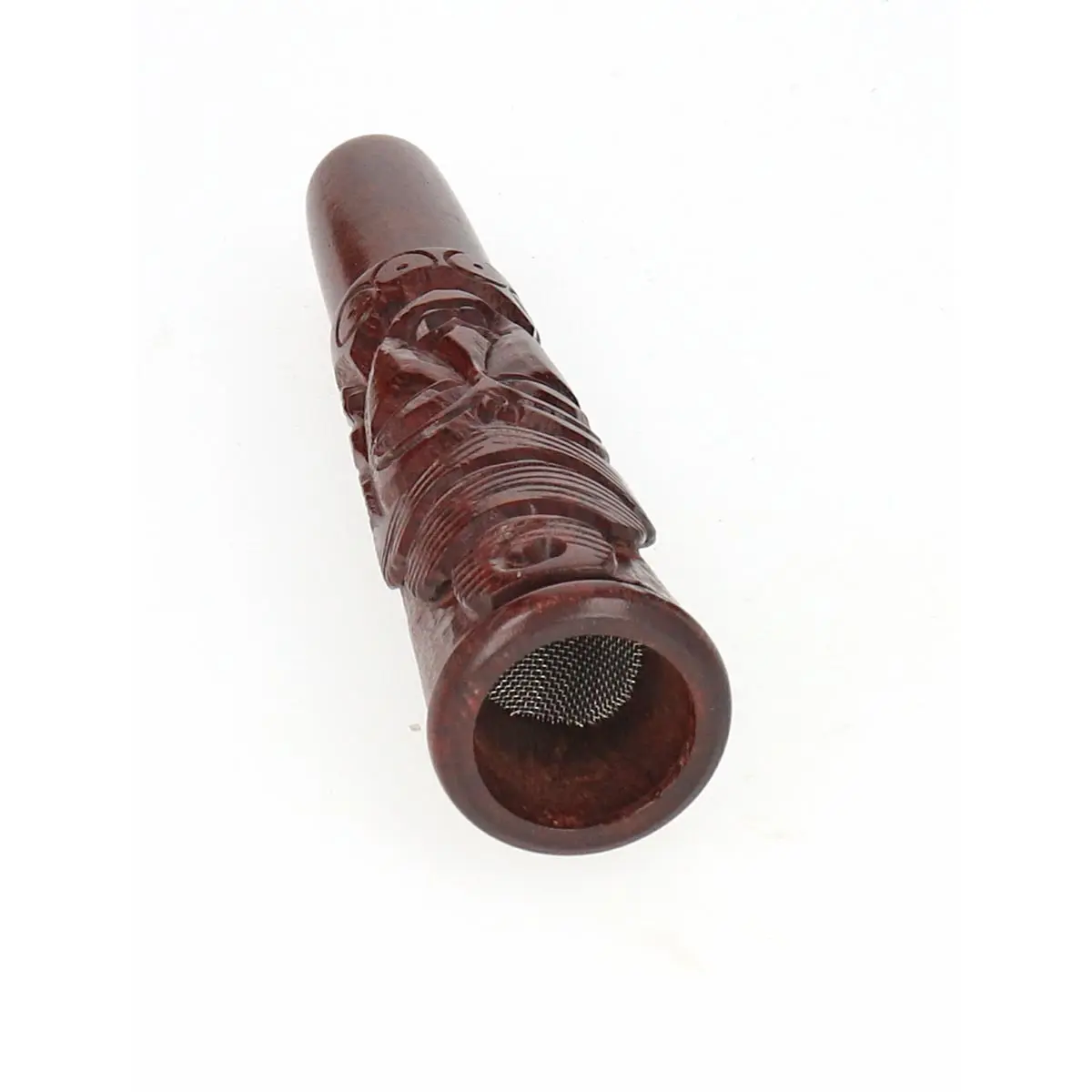 Shillum en bois sculpté 10,5 cm