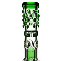 Grace Glass Bong en verre "Prurient Green Penny" 46cm
