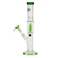 Grace Glass Bong en verre "Dainty Green Diane" 37 cm