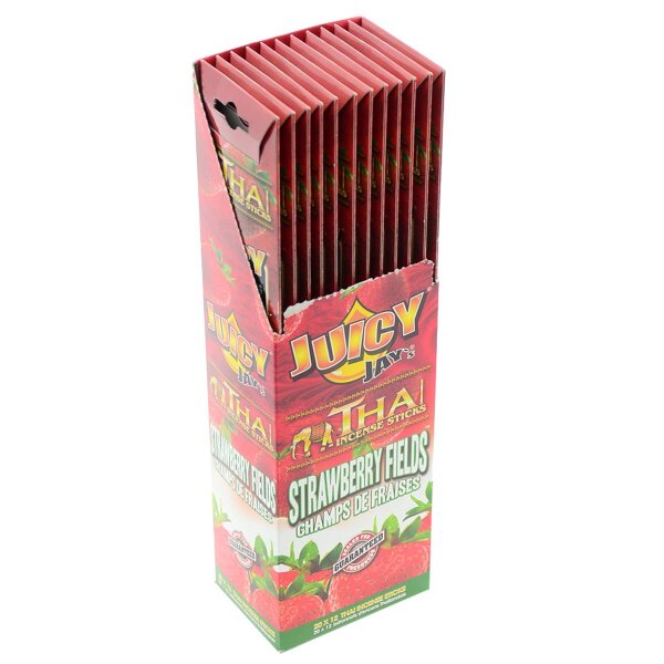 12 x Juicy Jays encens "Strawberry Fields"