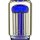 Grace Glass Bong en verre "Amorous Blue Annabell" 39cm
