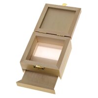Boîte en bois avec tamis Mini