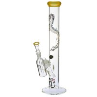 Black Leaf Bong GTI Golden Dragon droit