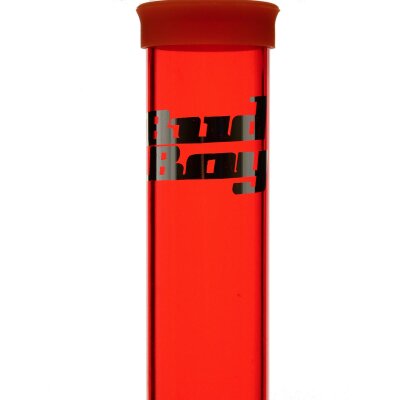 Bud Boy Bong en acrylique avec perc  "Red Cane Boy"
