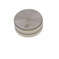Grinder Black Leaf en acier inoxydable 2 pièces - 38 mm
