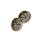 Grinder Black Leaf en acier inoxydable 2 pièces - 38 mm