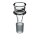 Douille en verre entonnoir 18,8 L