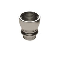 Douille en aluminium à visser - en argent