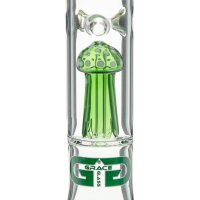 Grace Glass Bong en verre "Playful Green Patty" 50cm