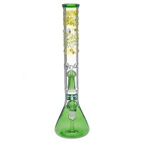 Grace Glass Bong en verre "Playful Green Patty" 50cm