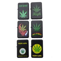 Briquet à lessence "Cannabis"