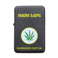 Briquet à lessence "Cannabis"