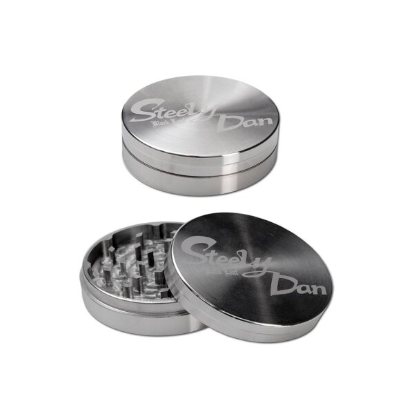Grinder en acier Steely Dan 2 pièces 49mm avec sachet