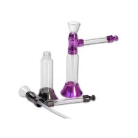 Pipe en aluminium et en verre