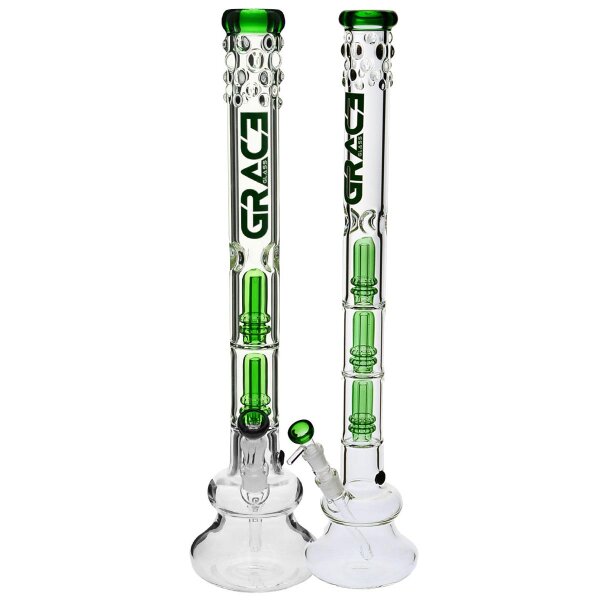 Grace Glass bang en verre "Green Appetent April" 56cm
