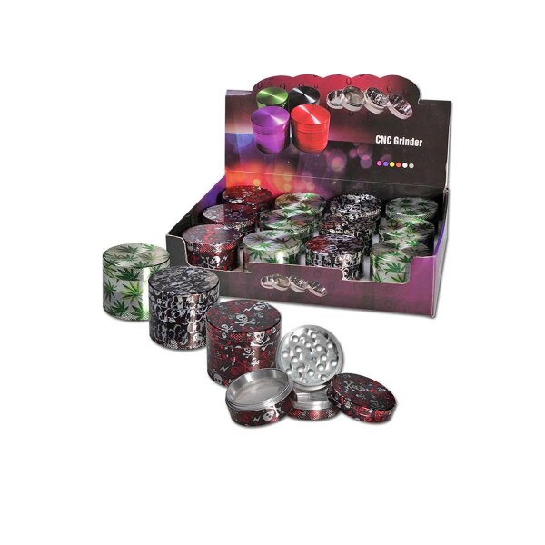 Grinder en aluminium avec tamis - 50mm