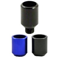 Adaptateur tige alu -  douille en verre