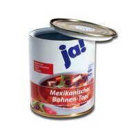 Cachette en boite "JA Mexikanischer Bohnen-Topf"