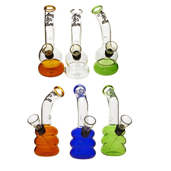 Mini pipe en verre Amsterdam 12cm