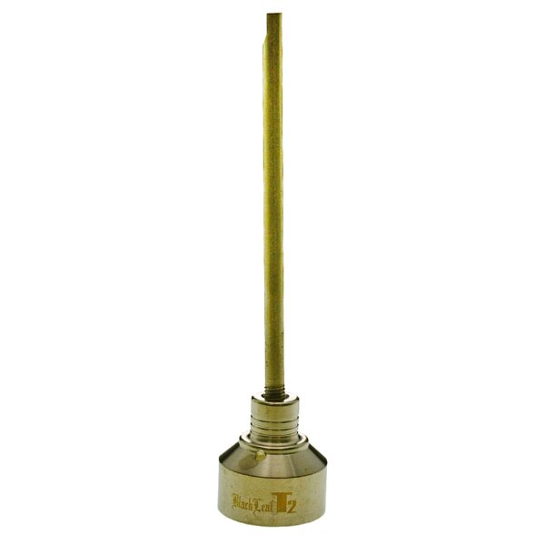Carb cap Black Leaf Titane Standard