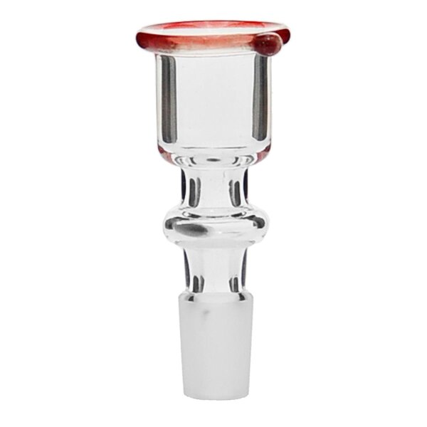 Foyer en verre cylindre rouge 14,5