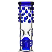 Grace Glass Bong en verre "Slender Blue Sarah" 38 cm