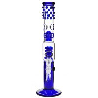 Grace Glass Bong en verre "Slender Blue Sarah" 38 cm