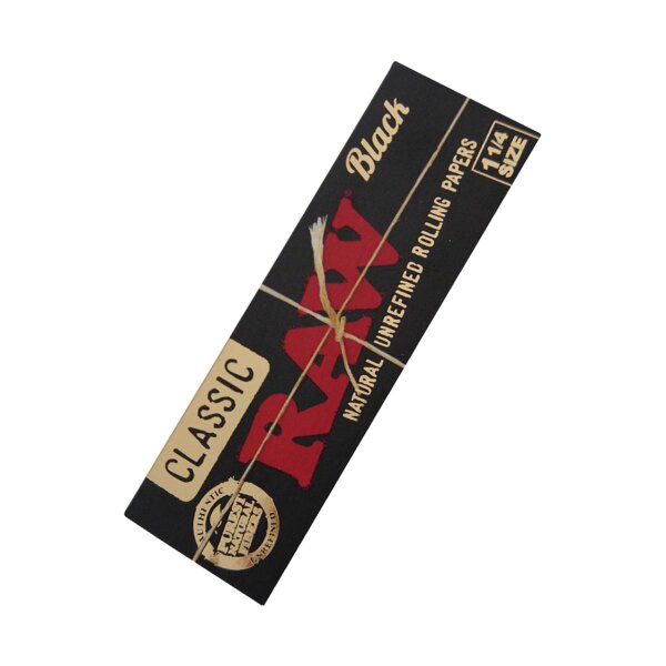 RAW Black 1 1/4  papier à cigarette