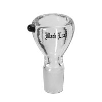 Grand bol en verre Black Leaf 18,8