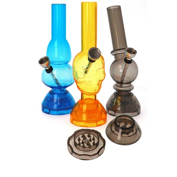 Mini Bong Acrylique + Moulin