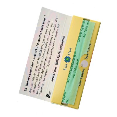 Canuma papier à rouler de chanvre 1 1/4
