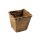 Pots biodégradables, carrés, 8 x 8 cm, 12 pièces