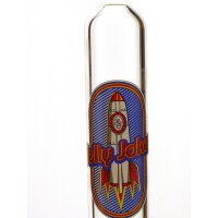 Jelly Joker Glass Bong "Rocket" Base en aluminium 45cm 18,8
